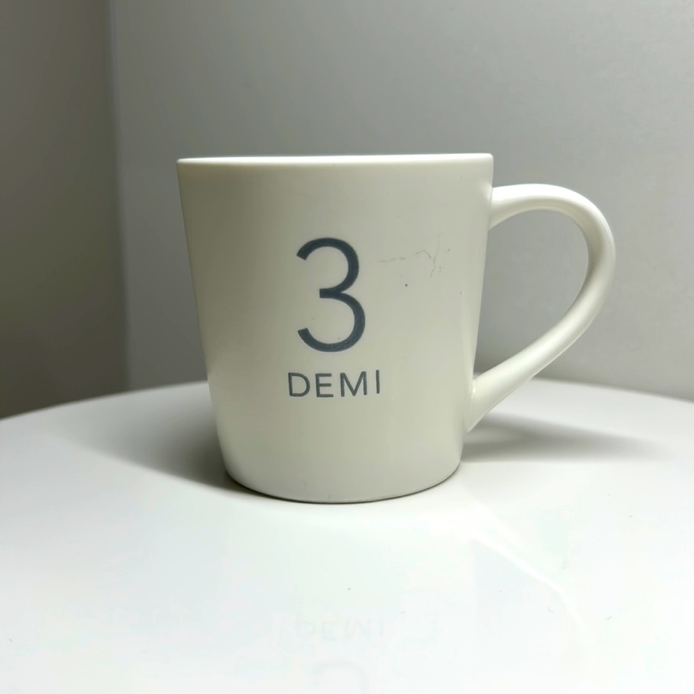 2011 Starbucks espresso cup 3 Demi